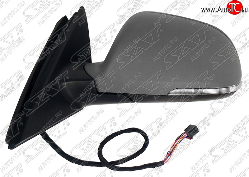 9 599 р. Боковое левое зеркало заднего вида (подсветка/обогрев/поворотник) SAT  Skoda Superb ( B6 (3T),  B6 (3T5),  (B6) 3T) (2008-2015) лифтбэк дорестайлинг, универсал доресталийнг, лифтбэк рестайлинг, универсал рестайлинг (Неокрашенное)  с доставкой в г. Чебоксары