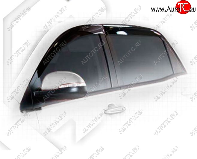 2 299 р. Дефлектора окон CA-Plastic SSANGYONG Actyon дорестайлинг (2010-2013) (Classic полупрозрачный)  с доставкой в г. Чебоксары