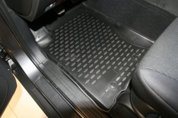 2 589 р. Коврики в салон Element 4 шт. (полиуретан)  SSANGYONG Actyon Sport (2012-2025)  с доставкой в г. Чебоксары. Увеличить фотографию 3
