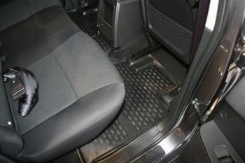 2 589 р. Коврики в салон Element 4 шт. (полиуретан)  SSANGYONG Actyon Sport (2012-2025)  с доставкой в г. Чебоксары. Увеличить фотографию 4