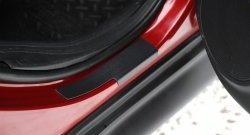 989 р. Накладки порожков салона RA SSANGYONG Actyon 1 (2006-2010) (Комплект на 4 двери)  с доставкой в г. Чебоксары. Увеличить фотографию 2