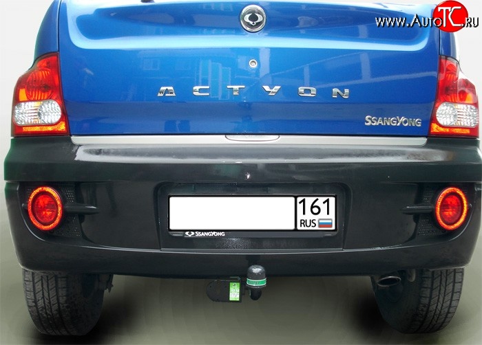 7 199 р. Фаркоп Лидер Плюс SSANGYONG Actyon 1 (2006-2010) (Без электропакета)  с доставкой в г. Чебоксары