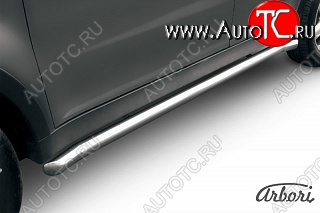 12 869 р. Защита порогов Arbori SSANGYONG Actyon дорестайлинг (2010-2013)  с доставкой в г. Чебоксары