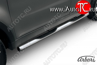 14 579 р. Защита порогов Arbori SSANGYONG Actyon дорестайлинг (2010-2013)  с доставкой в г. Чебоксары