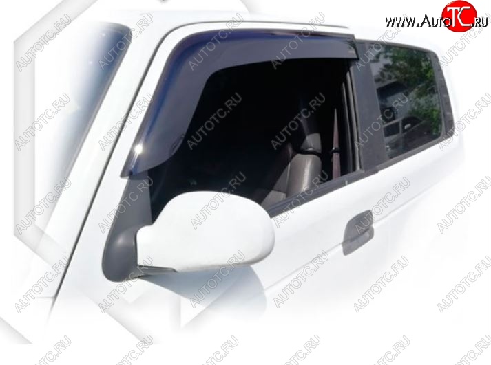2 079 р. Дефлектора окон CA-Plastic SSANGYONG Korando 2 (1996-2006) (Classic полупрозрачный, Без хром.молдинга)  с доставкой в г. Чебоксары
