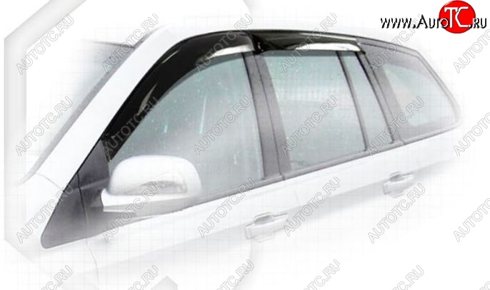 2 199 р. Дефлектора окон CA-Plastiс SSANGYONG Kyron дорестайлинг (2005-2007) (Classic полупрозрачный, Без хром.молдинга)  с доставкой в г. Чебоксары