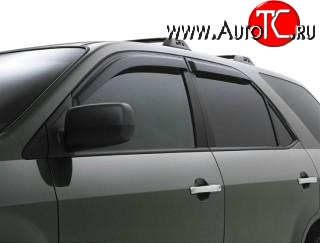 746 р. Дефлекторы окон (ветровики) Novline 4 шт SSANGYONG Kyron дорестайлинг (2005-2007)  с доставкой в г. Чебоксары