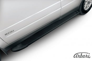 11 609 р. Порожки для ног Arbori Optima Black  SSANGYONG Kyron (2007-2016) рестайлинг  с доставкой в г. Чебоксары. Увеличить фотографию 2