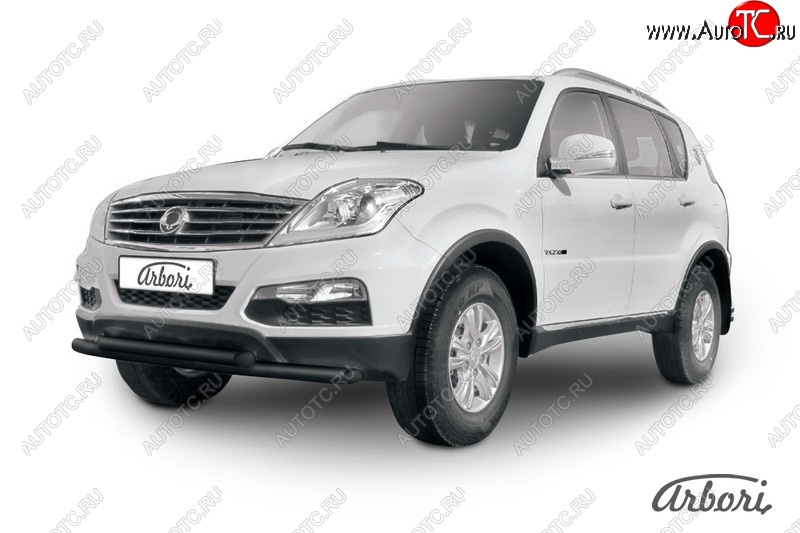 7 469 р. Обвес переднего бампера Arbori  SSANGYONG Rexton  Y290 (2012-2017)  с доставкой в г. Чебоксары