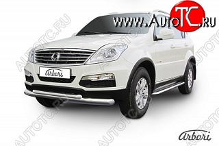 14 219 р. Обвес переднего бампера Arbori  SSANGYONG Rexton  Y290 (2012-2017)  с доставкой в г. Чебоксары