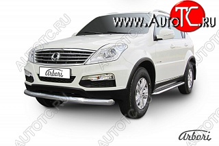 12 689 р. Обвес переднего бампера Arbori  SSANGYONG Rexton  Y290 (2012-2017)  с доставкой в г. Чебоксары
