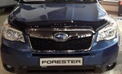 Дефлектор капота NovLine-Autofamily Subaru Forester  SJ (2012-2019) дорестайлинг, рестайлинг