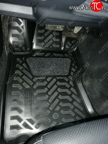 2 199 р. Коврики салона Aileron (3D с подпятником) Subaru Forester SK/S14 дорестайлинг (2018-2021)  с доставкой в г. Чебоксары
