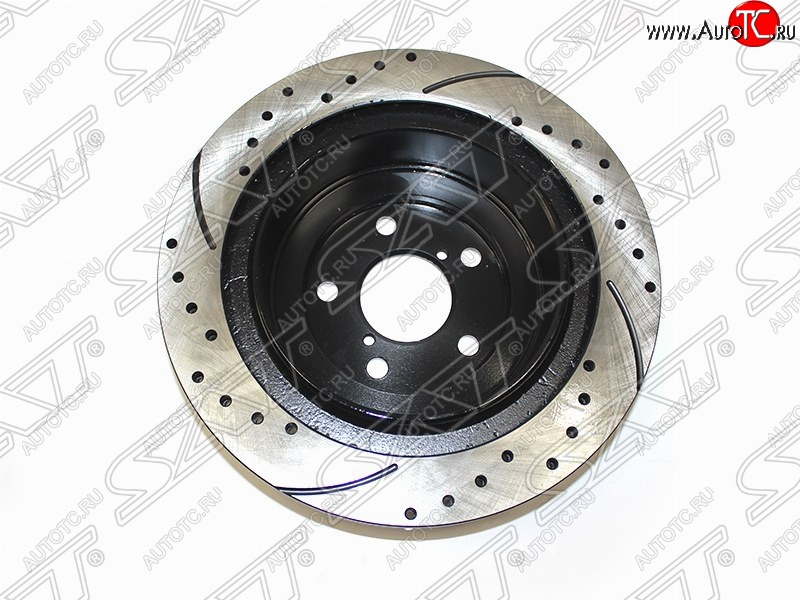 6 499 р. Комплект задних дисков SAT (перфорированые, 290 мм) Subaru Forester SH (2008-2013)  с доставкой в г. Чебоксары