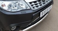15 999 р. Одинарная защита переднего бампера диаметром 76 мм SLITKOFF  Subaru Forester  SH (2008-2013)  с доставкой в г. Чебоксары. Увеличить фотографию 3