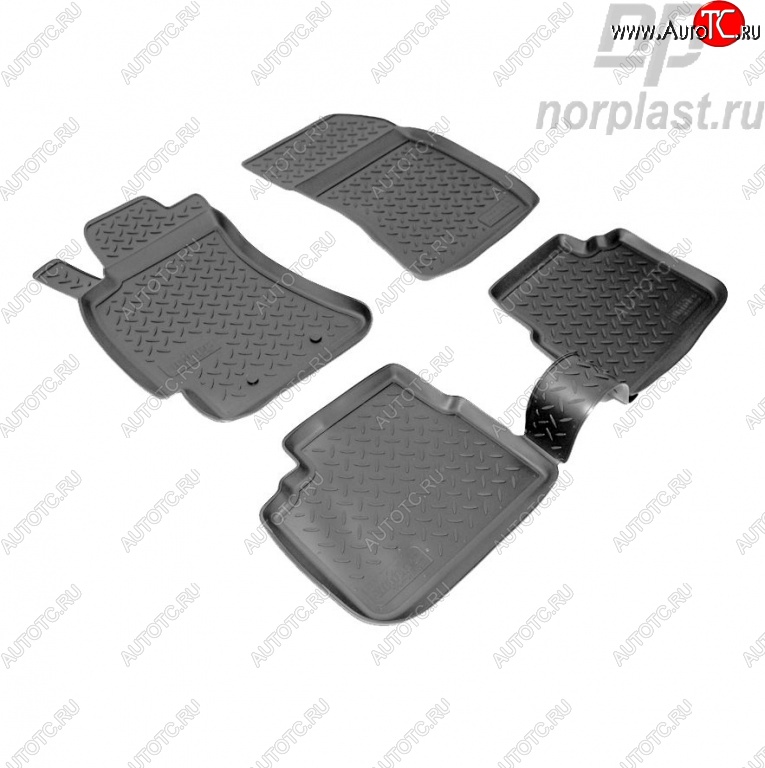 2 599 р. Комплект ковриков в салон Norplast Subaru Forester SH (2008-2013)  с доставкой в г. Чебоксары