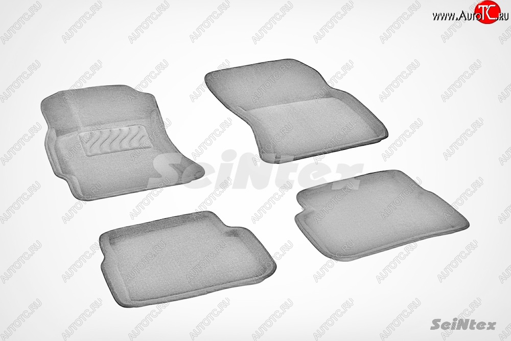7 649 р. Износостойкие коврики в салон 3D SUBARU FORESTER III серые (компл) Subaru Forester SH (2008-2013)  с доставкой в г. Чебоксары