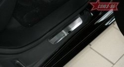 2 564 р. Накладки на внутреннюю пластиковую часть порога Souz-96  Subaru Impreza ( GE,  GH) (2007-2012) седан, хэтчбэк  с доставкой в г. Чебоксары. Увеличить фотографию 2