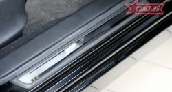 Накладки на внутреннюю пластиковую часть порога Souz-96 Subaru Impreza ( GE,  GH) (2007-2012) седан, хэтчбэк