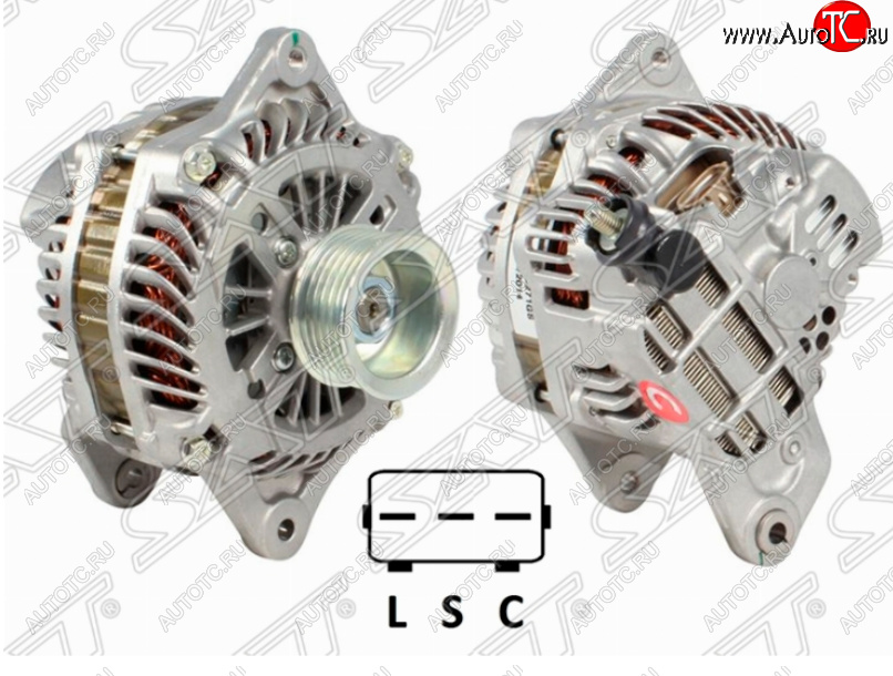 13 549 р. Генератор SAT (12V/110A, / 3.0, EJ30D / EZ30)  Subaru Legacy ( BL/B13,  BL,B13) - Tribeca  с доставкой в г. Чебоксары