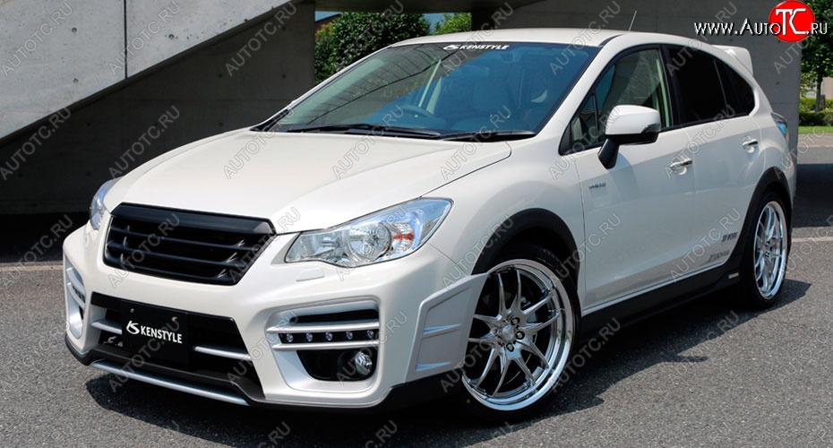 26 849 р. Передний бампер KENSTYLE Subaru XV GP/G33 рестайлинг (2016-2017) (Неокрашенный)  с доставкой в г. Чебоксары