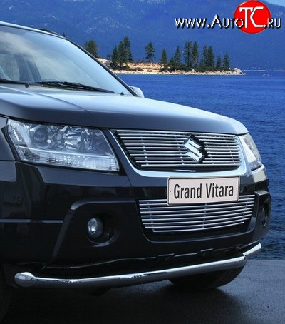 5 984 р. Декоративная вставка решетки радиатора Novline  Suzuki Grand Vitara  JT 5 дверей (2005-2008) дорестайлинг  с доставкой в г. Чебоксары