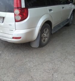 649 р. Универсальные задние брызговики (широкие) ПТП64 Uni3 Chery Tiggo 3 (2014-2020)  с доставкой в г. Чебоксары. Увеличить фотографию 9