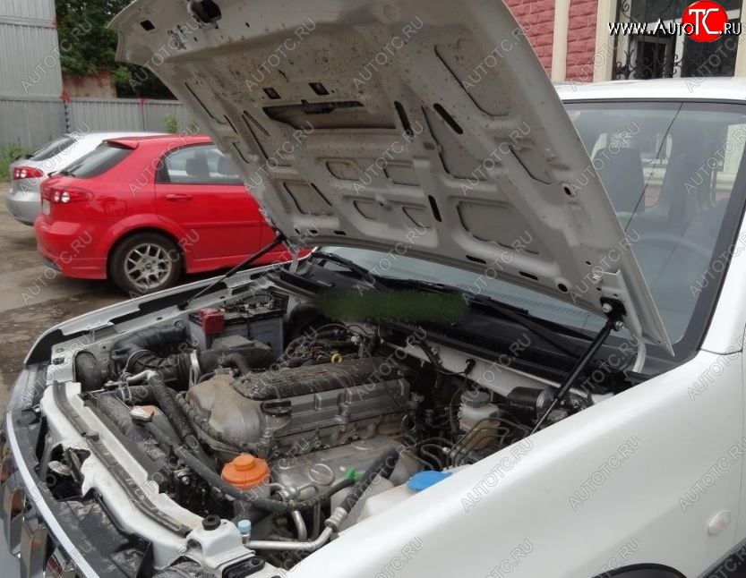 2 149 р. Упоры капота Russtal Suzuki Jimny JB23/JB43 2-ой рестайлинг (2012-2018)  с доставкой в г. Чебоксары