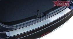 1 574 р. Накладка на задний бампер Souz-96  Suzuki SX4  JYB, JYA (2013-2016) хэтчбэк дорестайлинг  с доставкой в г. Чебоксары. Увеличить фотографию 2