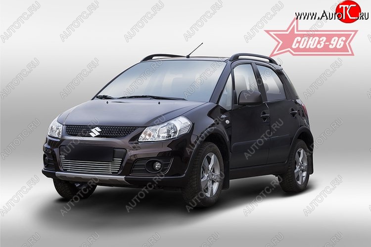 4 589 р. Декоративный элемент воздухозаборника Souz-96 (d10)  Suzuki SX4  JYB, JYA (2013-2016) хэтчбэк дорестайлинг  с доставкой в г. Чебоксары