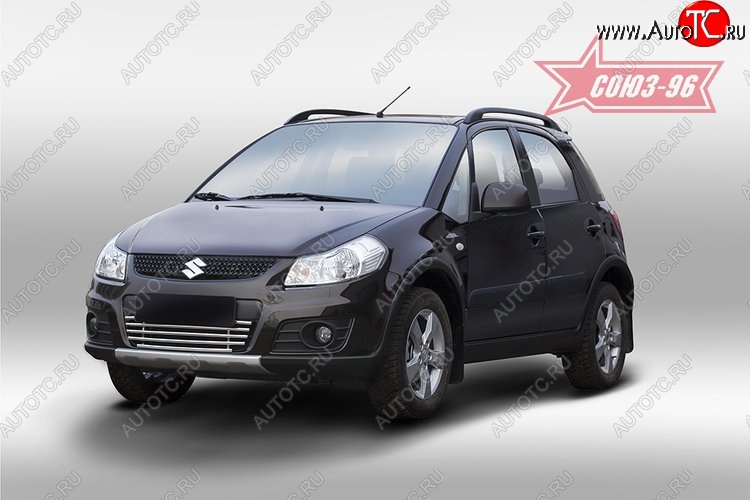 5 129 р. Декоративный элемент воздухозаборника Souz-96 (d16)  Suzuki SX4  JYB, JYA (2013-2016) хэтчбэк дорестайлинг  с доставкой в г. Чебоксары