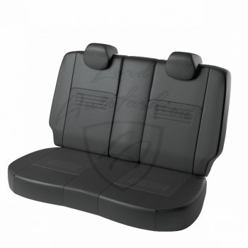 6 799 р. Чехлы для сидений Lord Autofashion Турин (экокожа) Suzuki SX4 JYB, JYA хэтчбэк дорестайлинг (2013-2016) (Черный, вставка черная)  с доставкой в г. Чебоксары. Увеличить фотографию 2