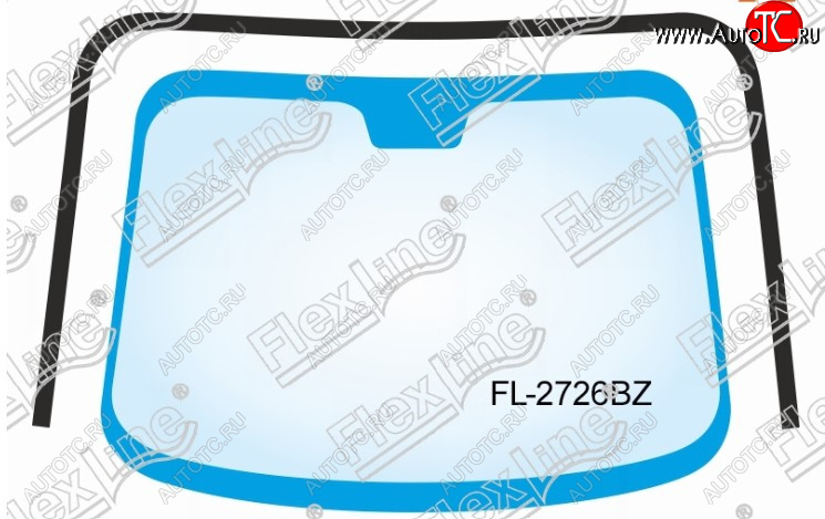 1 739 р. Молдинг лобового стекла FlexLine Suzuki SX4 GYA,GYB  рестайлинг, хэтчбэк (2010-2016)  с доставкой в г. Чебоксары