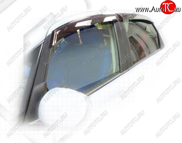 1 999 р. Дефлектора окон CA-Plastiс Suzuki SX4 YA21S,YB21S дорестайлинг, хэтчбэк (2006-2011) (Classic полупрозрачный, Без хром.молдинга)  с доставкой в г. Чебоксары
