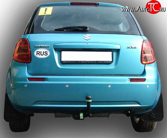 7 899 р. Фаркоп Лидер Плюс Suzuki SX4 GYA,GYB  рестайлинг, хэтчбэк (2010-2016) (Без электропакета)  с доставкой в г. Чебоксары