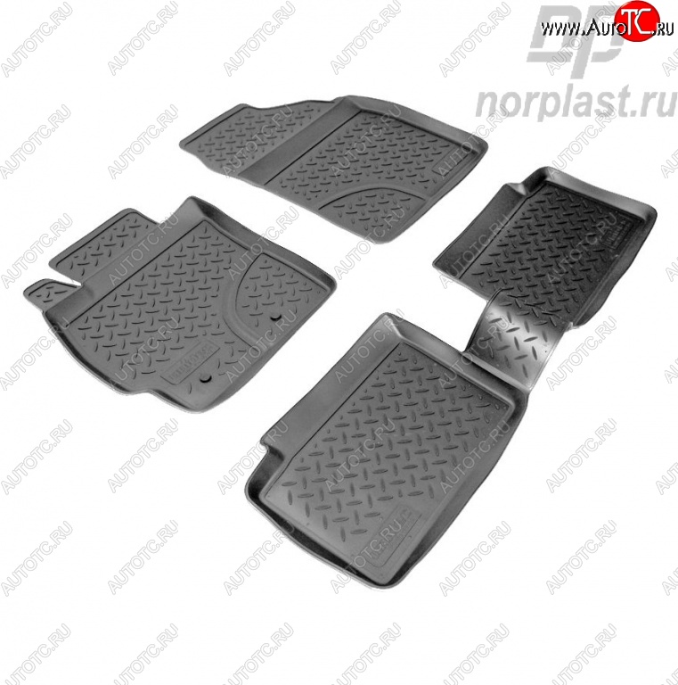 2 299 р. Комплект ковриков в салон Norplast Toyota Auris E150 хэтчбэк 5 дв. дорестайлинг (2006-2010)  с доставкой в г. Чебоксары