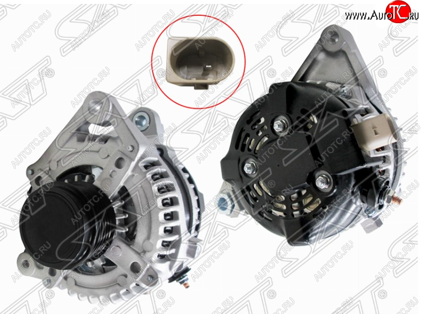 10 749 р. Генератор SAT (12В 150A, 2.5/2AR# (RUS))  Toyota Camry  XV70 (2017-2025) дорестайлинг, рестайлинг  с доставкой в г. Чебоксары