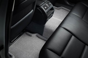 5 699 р. Коврики в салон SEINTEX 3D ВОРС (комплект) Toyota Camry XV70 дорестайлинг (2017-2021) (Цвет: серый)  с доставкой в г. Чебоксары. Увеличить фотографию 3