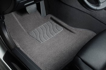 5 699 р. Коврики в салон SEINTEX 3D ВОРС (комплект) Toyota Camry XV70 дорестайлинг (2017-2021) (Цвет: серый)  с доставкой в г. Чебоксары. Увеличить фотографию 4
