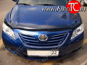 3 069 р. Дефлектор капота SIM  Toyota Camry  XV40 (2006-2011) дорестайлинг, рестайлинг  с доставкой в г. Чебоксары
