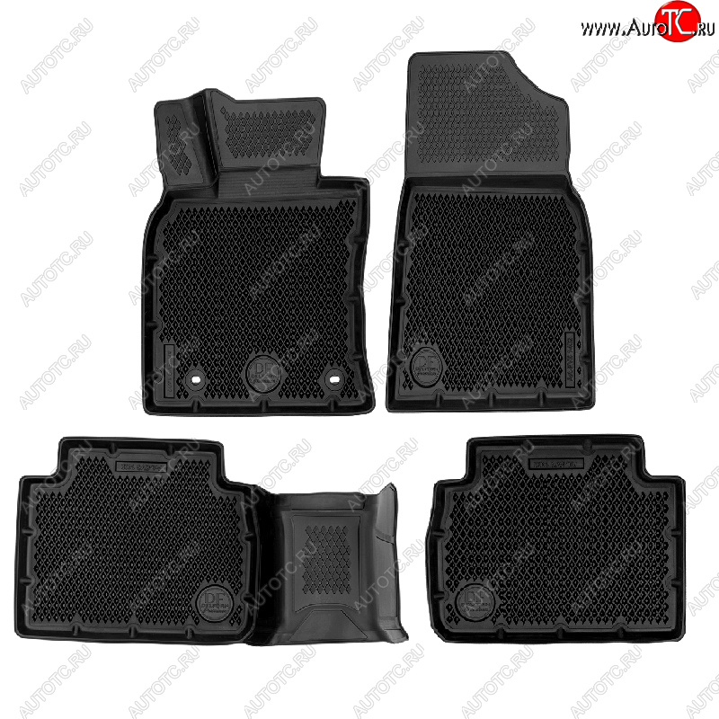 4 599 р. Коврики салона DELFORM ❞EVA 3D Premium❝ (термоэластопласт/ТЭП) Toyota Camry XV70 дорестайлинг (2017-2021)  с доставкой в г. Чебоксары