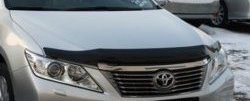Дефлектор капота NovLine-Autofamily (рестайлинг) Toyota Camry  XV50 (2011-2014) дорестайлинг