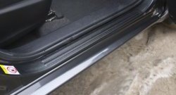 2 449 р. Накладки на порожки автомобиля RA  Toyota Corolla  E180 (2013-2019) дорестайлинг, рестайлинг  с доставкой в г. Чебоксары. Увеличить фотографию 4
