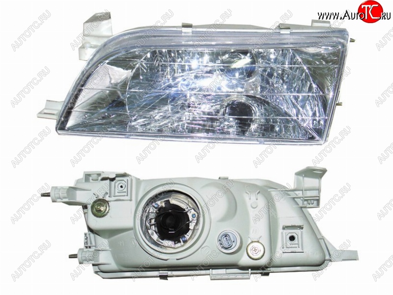 3 699 р. Левая фара SAT (хрусталь) Toyota Corolla E110 хэтчбек 5 дв. рестайлинг (2000-2002)  с доставкой в г. Чебоксары