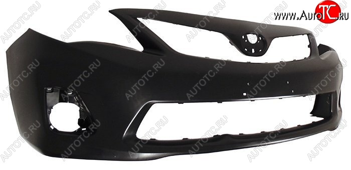 3 399 р. Бампер передний SAT  Toyota Corolla  E150 (2009-2013) седан рестайлинг (Неокрашенный)  с доставкой в г. Чебоксары