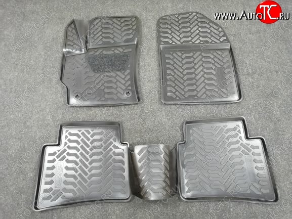 1 639 р. Коврики салона Aileron (3D с подпятником) Toyota Corolla E210 седан дорестайлинг (2018-2022)  с доставкой в г. Чебоксары