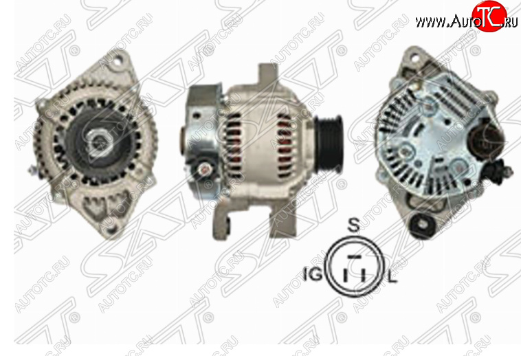 7 999 р. Генератор SAT (12V/70A, 5AFE)  Toyota Corolla Levin  EA100 - Sprinter  E100  с доставкой в г. Чебоксары