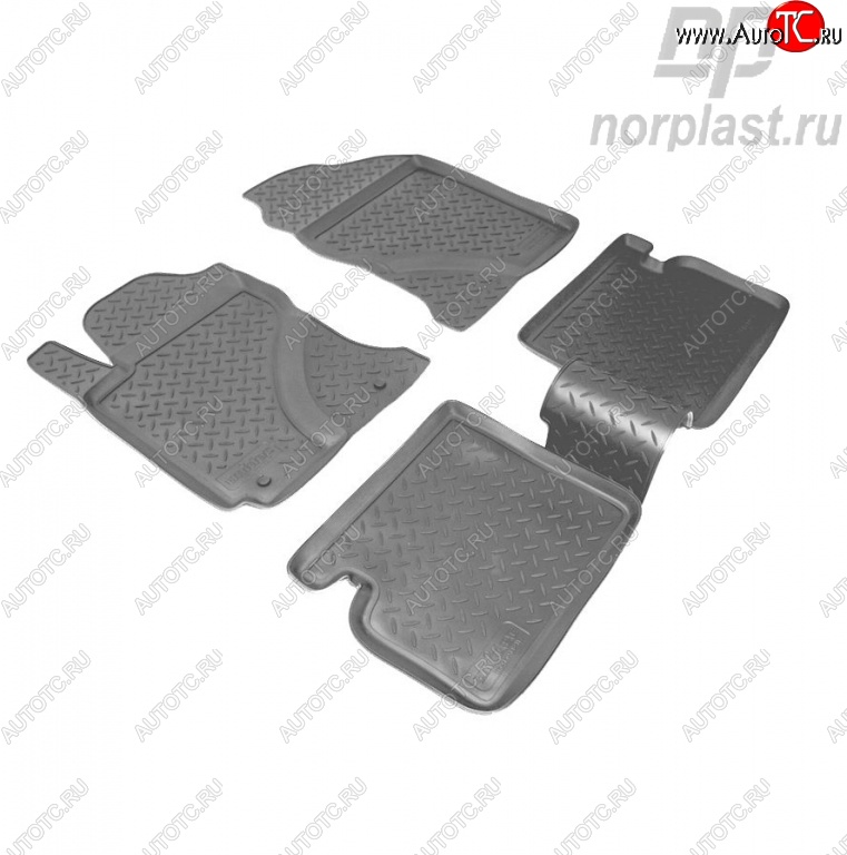 2 259 р. Комплект ковриков в салон Norplast Toyota Corolla E120 седан дорестайлинг (2000-2004)  с доставкой в г. Чебоксары