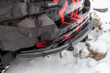 50 259 р. Бампер силовой задний РИФ  Toyota Fortuner  AN160 (2015-2025) дорестайлинг, рестайлинг (С квадратом под фаркоп)  с доставкой в г. Чебоксары. Увеличить фотографию 6