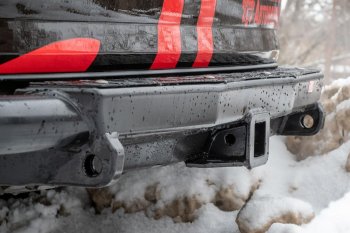 50 259 р. Бампер силовой задний РИФ  Toyota Fortuner  AN160 (2015-2025) дорестайлинг, рестайлинг (С квадратом под фаркоп)  с доставкой в г. Чебоксары. Увеличить фотографию 8